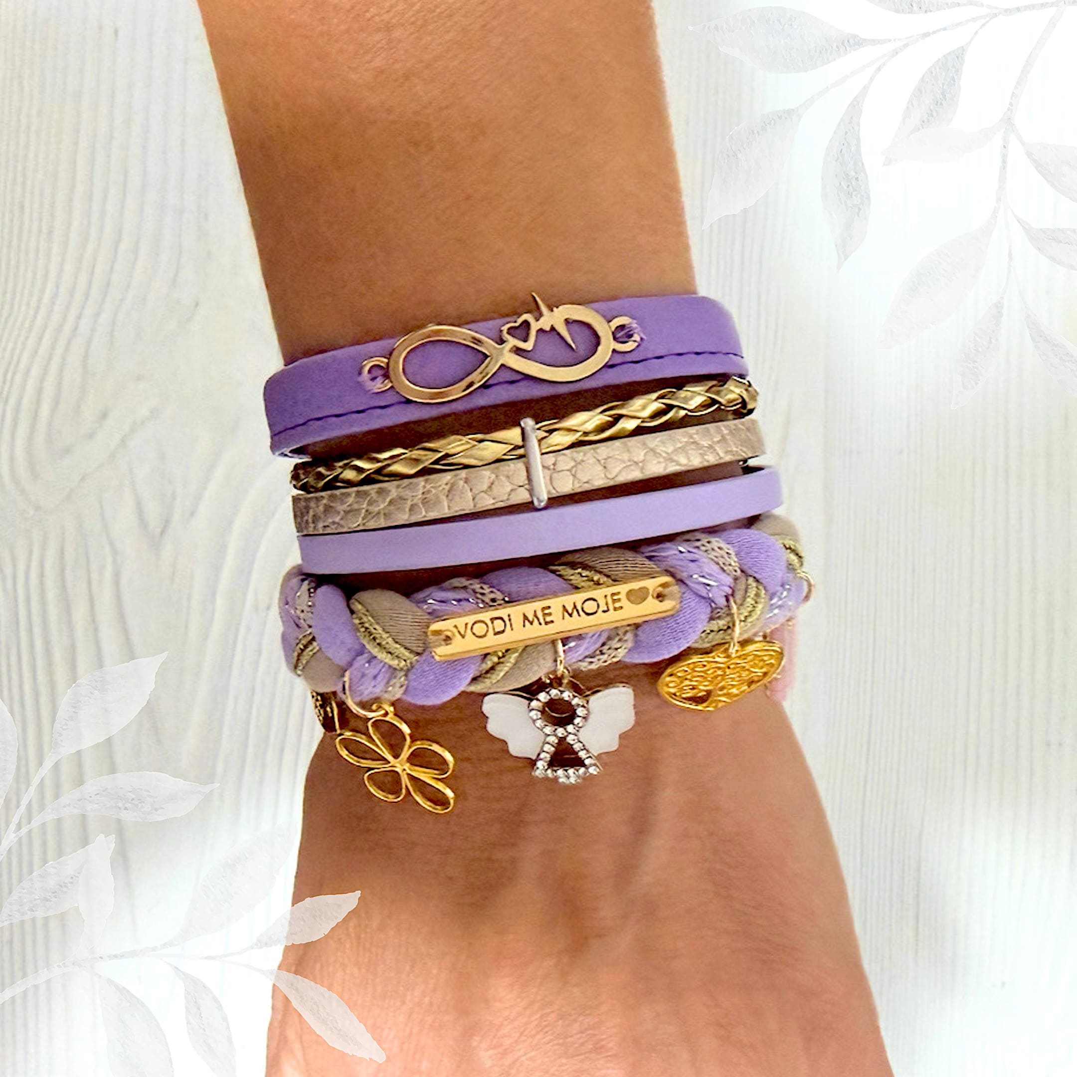 INFINITY AMULET.ka ♡ LAVANDA & zlata